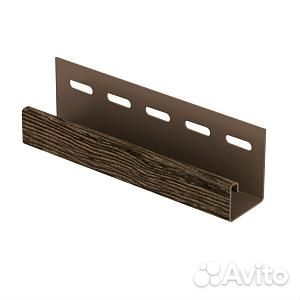 J-планка Ю-Пласт Hokla S-Lock Щепа (Каштан)