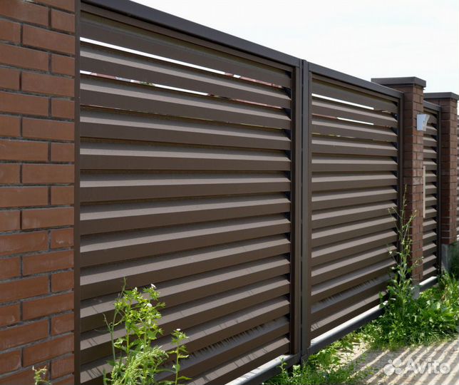 Металлический забор Жалюзи от завода-производителя