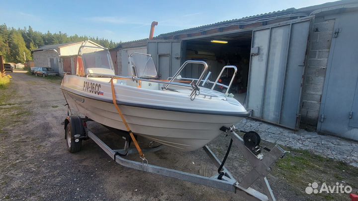 Лодка Terhi twin C 475 с мотором и прицепом