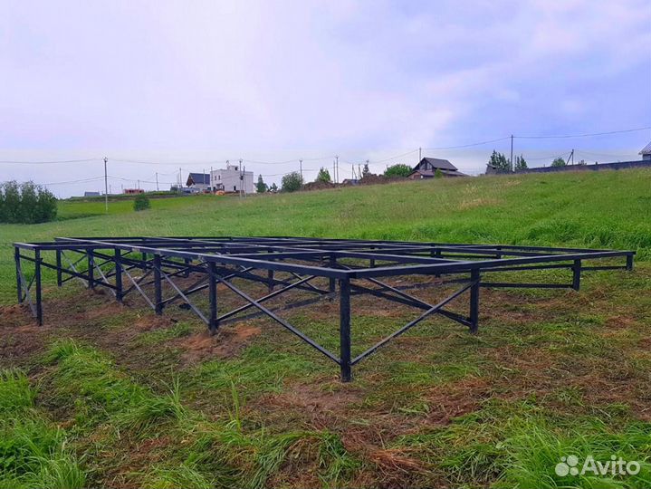 Фундамент свайный-винтовой под ключ