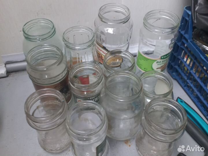 Банки стеклянные бу бесплатно