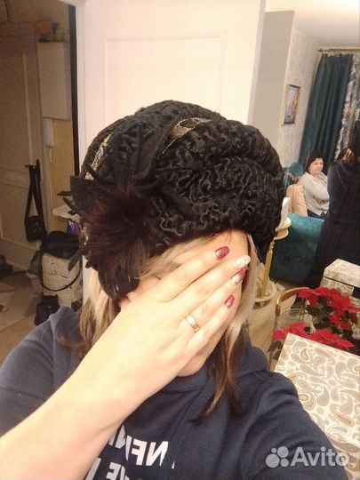 Шапка каракуль от Нины Морозовой