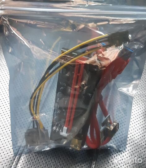 Рейзер для видеокарты / PCI-E 6-pin/USB 3.0 Type-A