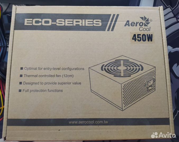 Блок питания AeroCool ECO 450W
