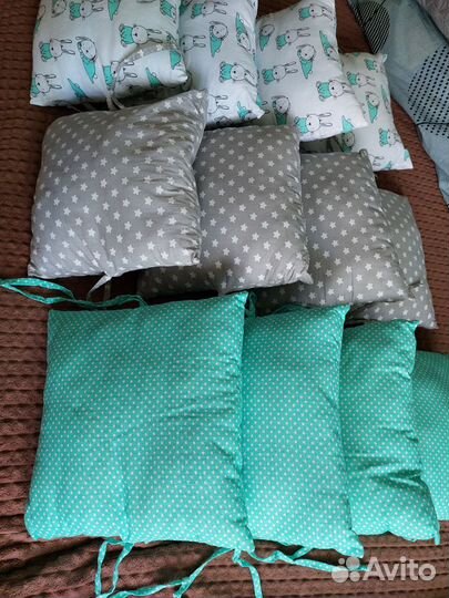 Бортики в детскую кроватку