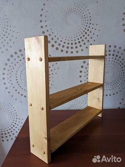 Полка деревянная настольная интерьерная