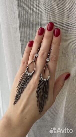 Серьги бижутерия