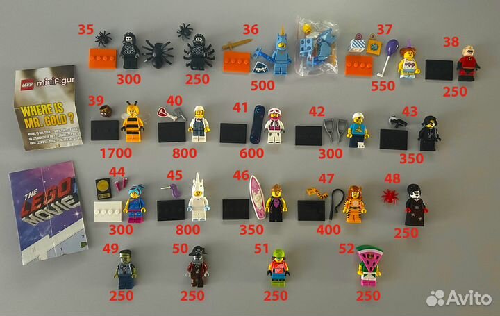 Lego Минифигурки из разных серий и наборов