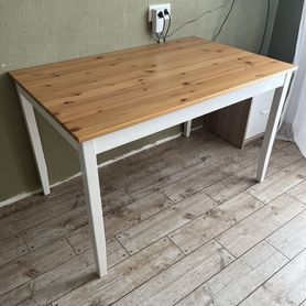 Стол обеденный лым (лерхамн) 118x74 см IKEA