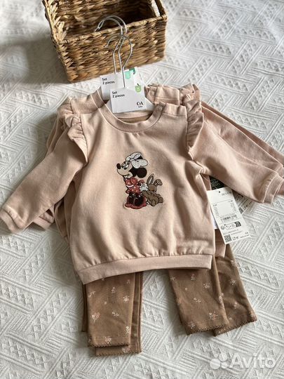 Комплект костюм 68 c&a новый