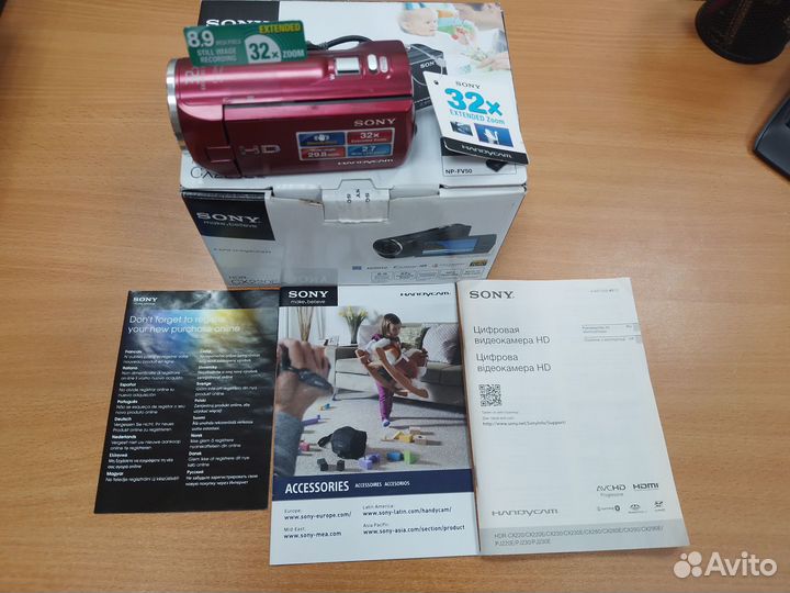 Видеокамера sony hdr cx220Е