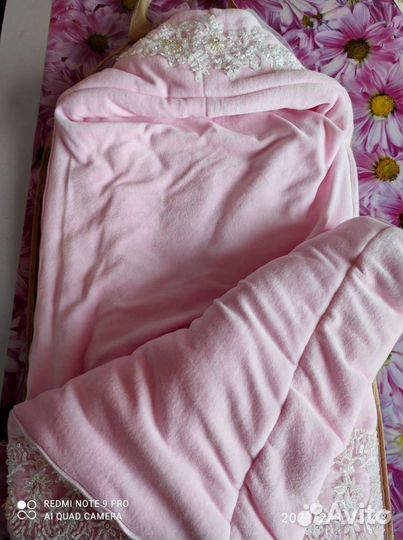 Конверт на выписку для девочки