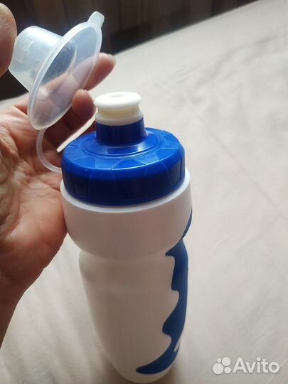 Велофляга, фляга пластиковая с крышкой