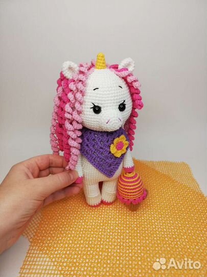 Новая игрушка ручной работы единорожка