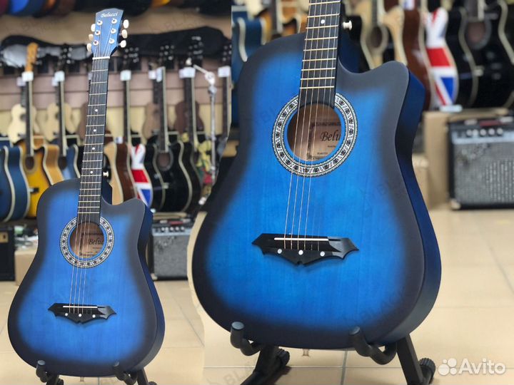 Акустика с металлическими струнами новая