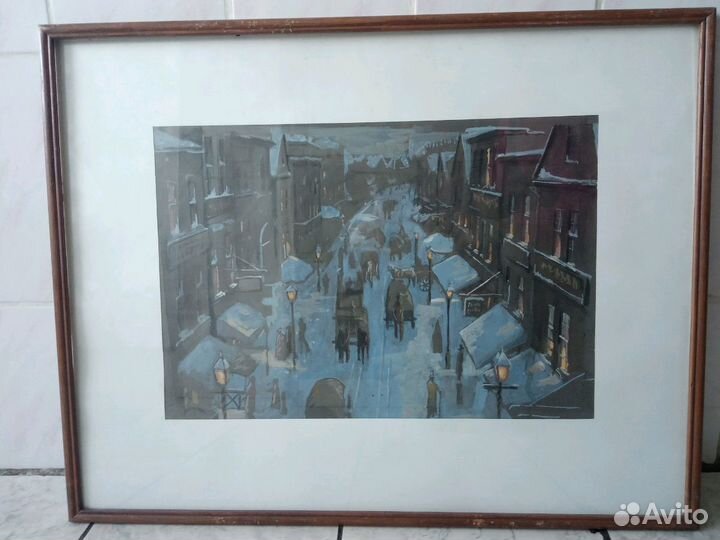 Картина в раме, Иллюстрация к произведению Диккенс