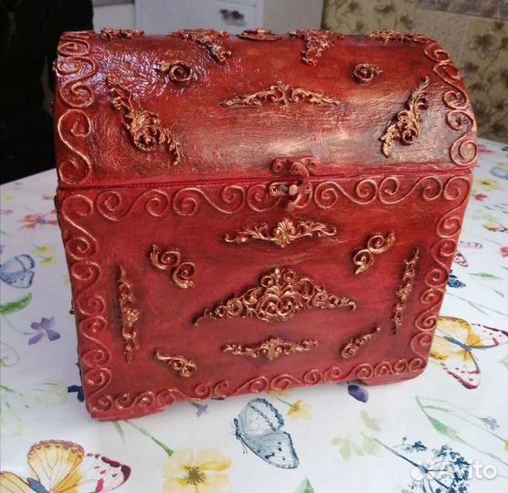 Шкатулка Ларец,Ручная работа
