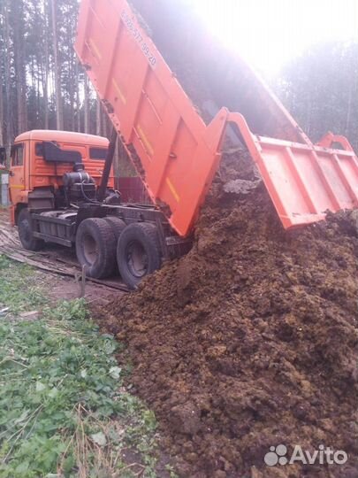 Доставка навоза перегноя