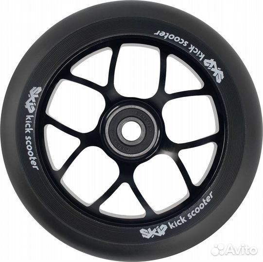 Колесо skip WHL12 110x24mm черный Sev488