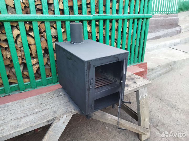 Печь буржуйка для гаража