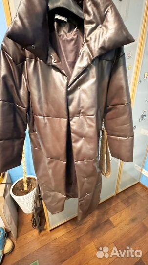 Пуховик женский длинный зима