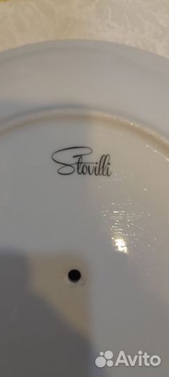 Тарелка этажерка двухярусная Новогодний город