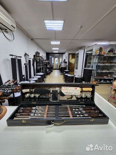 Набор шампуров подарочный арт4