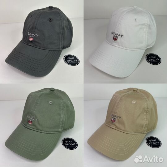 Кепка / бейсболка gant серая