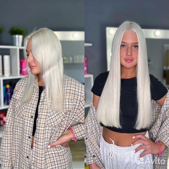 Наращивание волос, волосы+работа