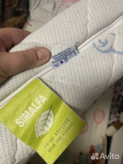 Матрас в детскую кроватку 120 на 60