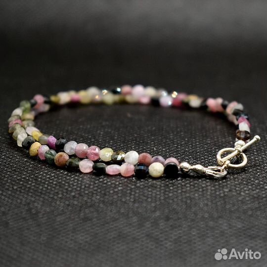 Браслет из натуральных камней Турмалин