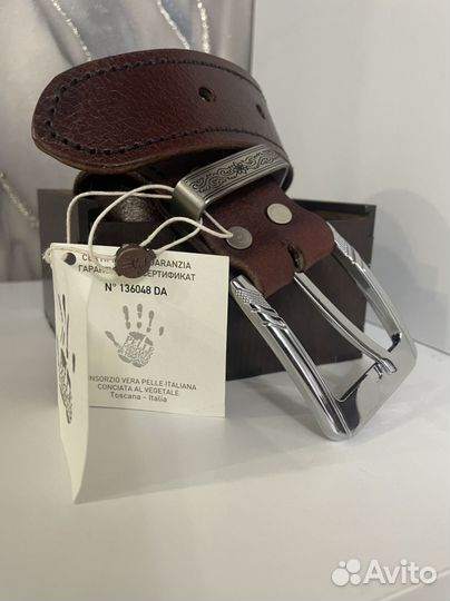 Ремень мужской ручной работы