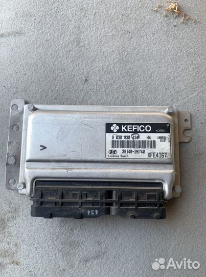 Эбу Hyundai Elantra 1.6л