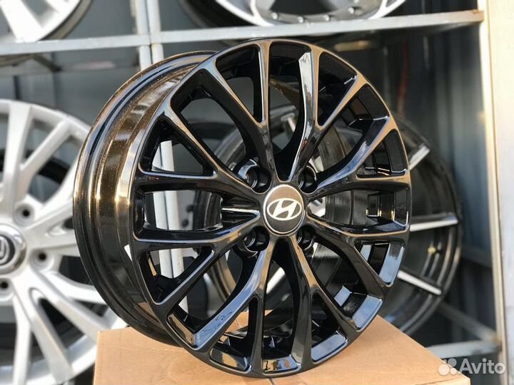 Диски на Hyudai Solaris R15 4x100 D54.1 Black