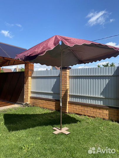 Крестовина подставка металлическая для зонта