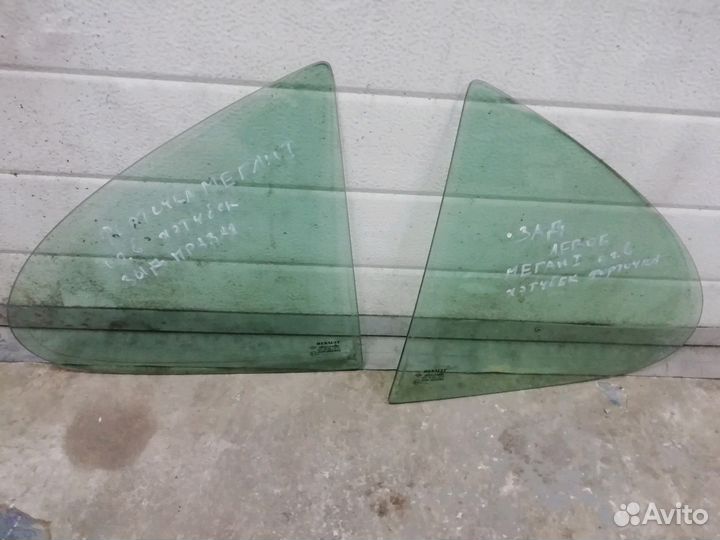 Стёкла боковые форточка Рено Меган1