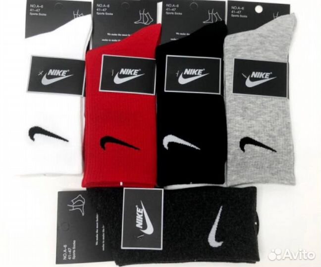Носки nike и adidas