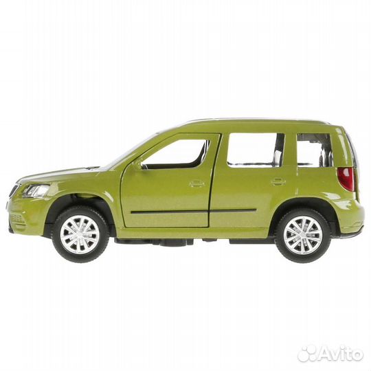 Модель Skoda Yeti зеленая Технопарк