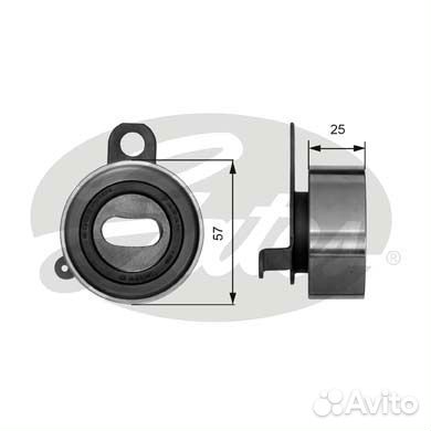 Натяжной ролик привода грм powergrip