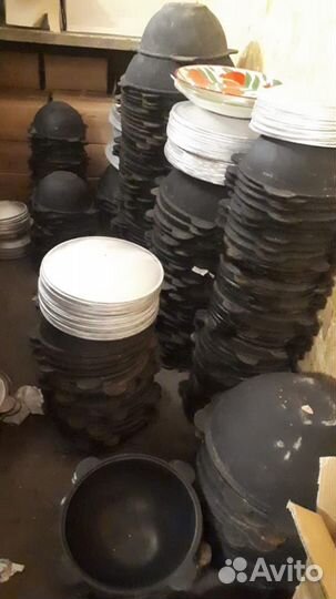 Казан чугунный с крышкой Узбекистан