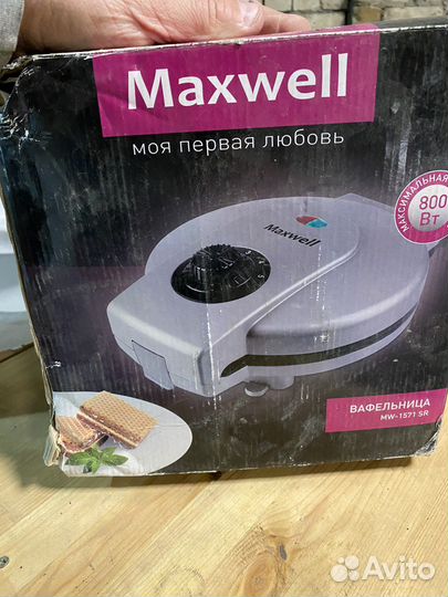 Вафельница электрическая новая