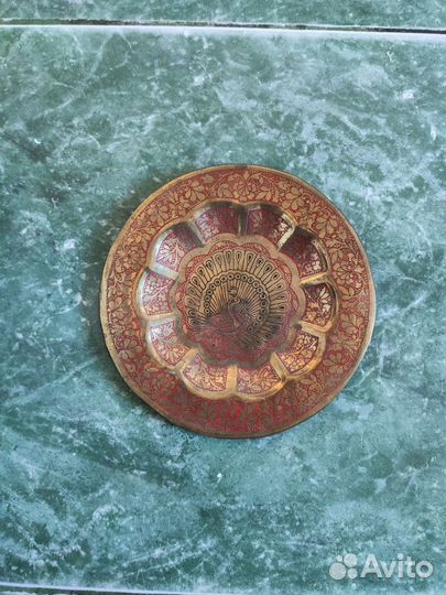 Азиатская тарелка настенная декоративная