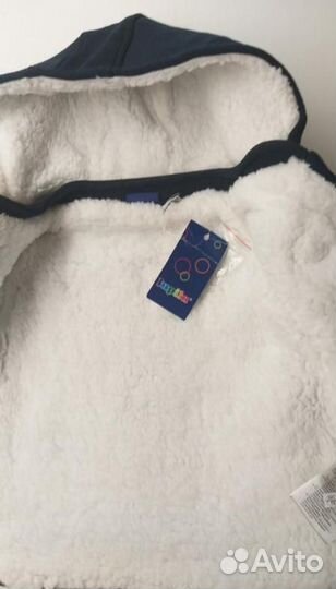 Толстовка плюшевая Lupilu Германия 86/92 (12-24 ме