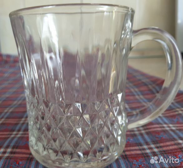 Кружки стеклянные 6шт
