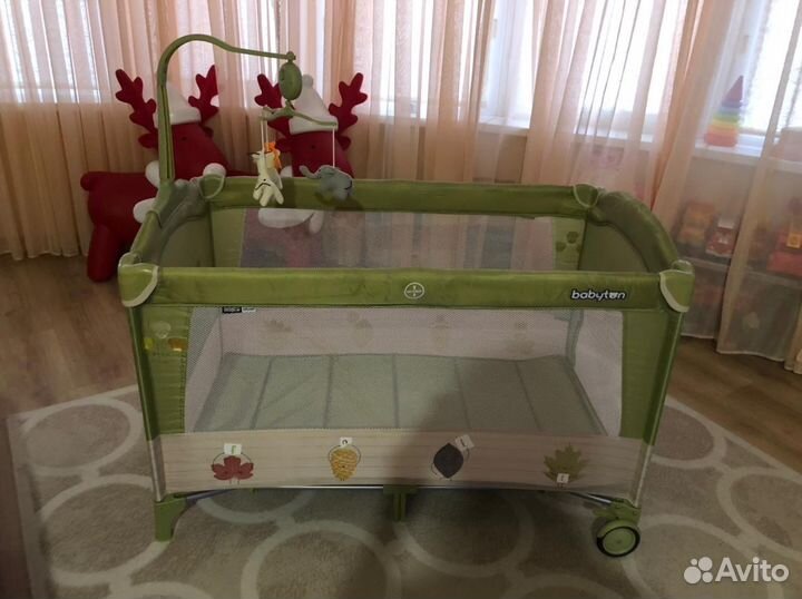 Детская кроватка манеж складная