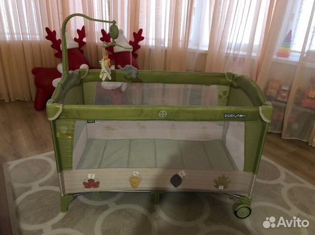 Детская кроватка манеж складная