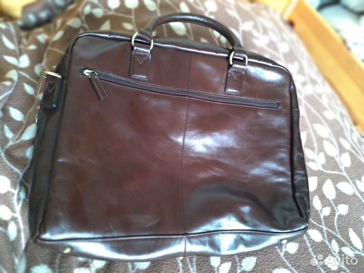 Новая мужская сумка-портфель mascotte нат. кожа