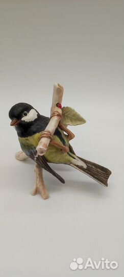 Синица фарфоровая статуэтка фигура фарфор птица G