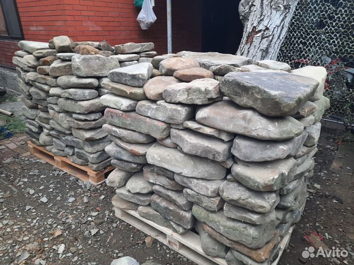 Камень плитняк природный бу