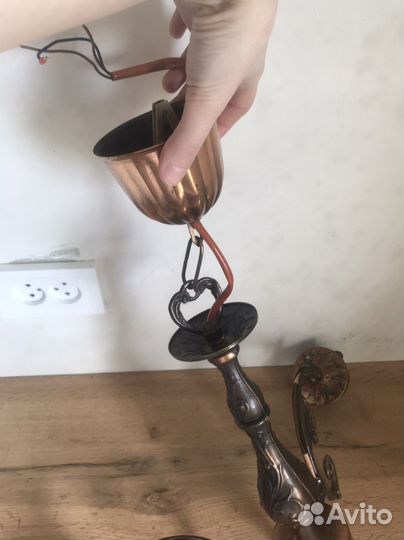 Люстра светильник потолочный с плафонами рабочий